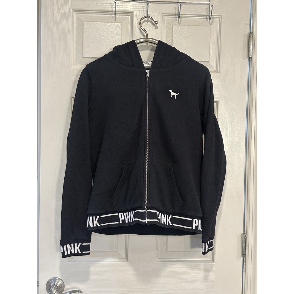 Vs Pink‎ Faux Fur Zip Up Jacket Size M